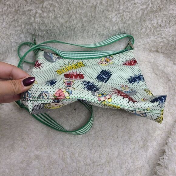 Harajuku Lovers Superheroes Comicbook Print Crossbody - Picture 3 of 6